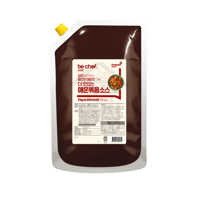 동원 홈푸드 비셰프 매운볶음소스 2kg 핫매콤 불닭 닭발 - 상세 이미지 2