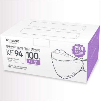 탐사 KF94 황사방역 마스크 대형 (레귤러핏), 100매, 1개
