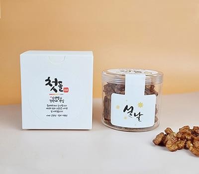 2505315 단체 인쇄제작 호두정과 답례품 50g 판촉물 기념품 : 총무24판촉물