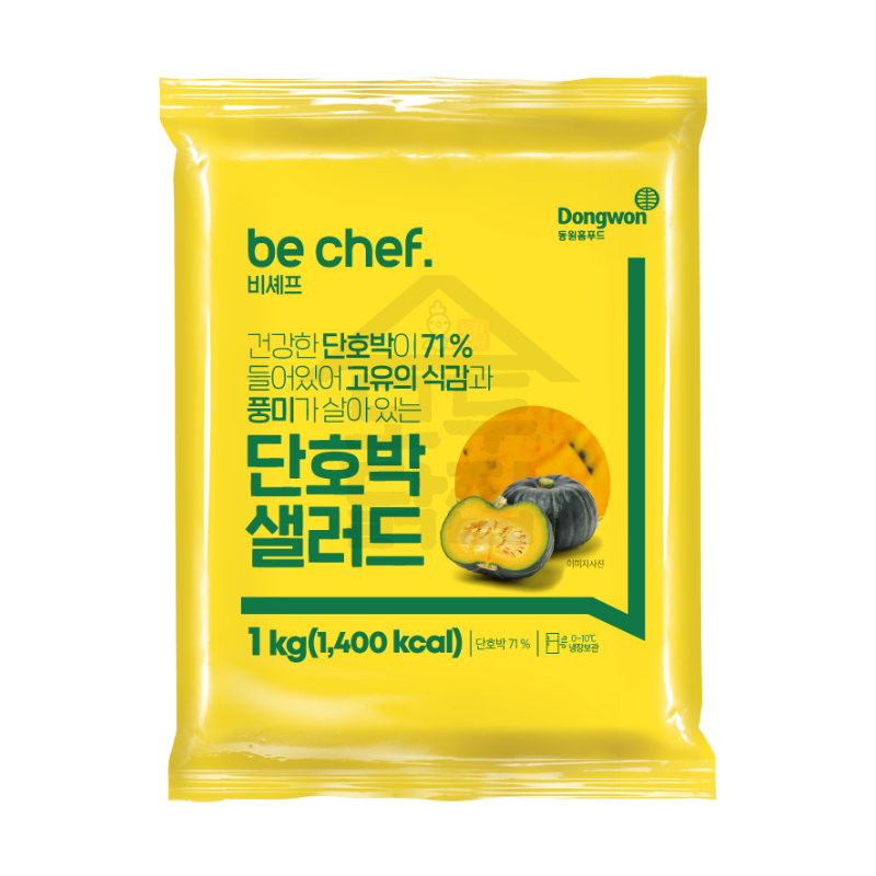 동원 홈푸드 비셰프 단호박 샐러드 1kgx10봉지 BOX 대용량 - 상세 이미지 2