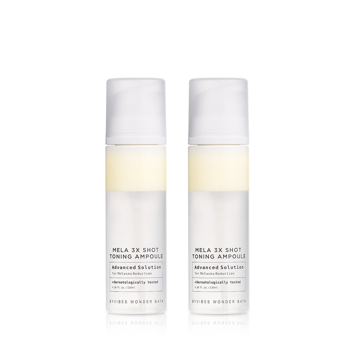 조성아 원더바스 멜라 3X샷 토닝 앰플(130ml)X 2병 구성 - 메인 이미지