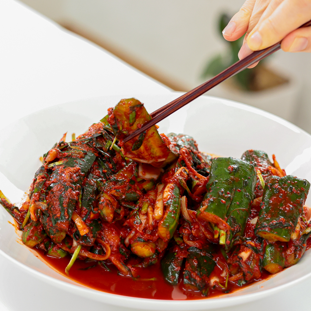 오이 김치 오이소박이 1.5kg 양념 당일제조 전라도 손맛 아삭한 - 상세 이미지 4