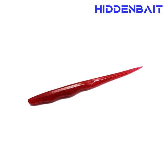 히든베이트 테베 프로 배스낚시 광어웜 배스웜 소프트베이트 루어 H003 WATERMELON, 10cm(4인치) - 상세 이미지 5
