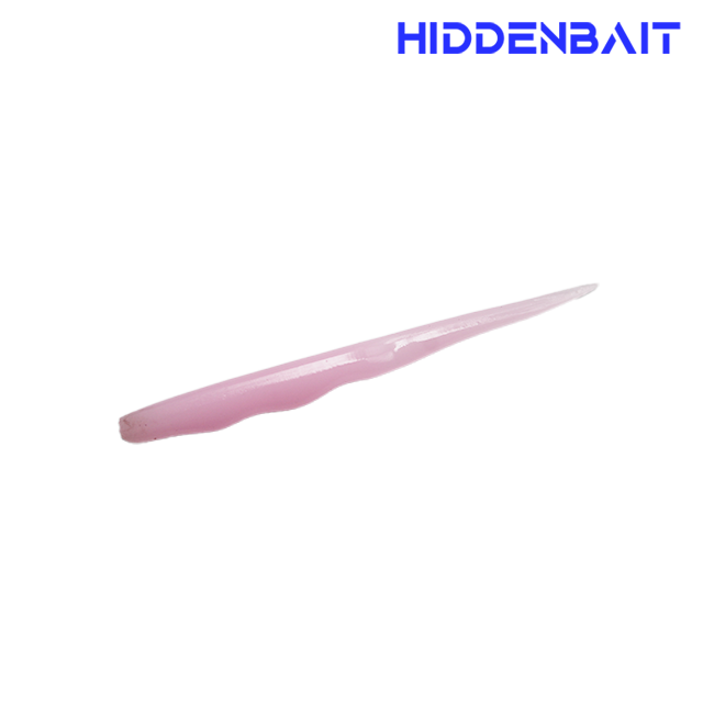히든베이트 테베 프로 배스낚시 광어웜 배스웜 소프트베이트 루어 H008 LIGHT PINK, 10cm(4인치) - 메인 이미지