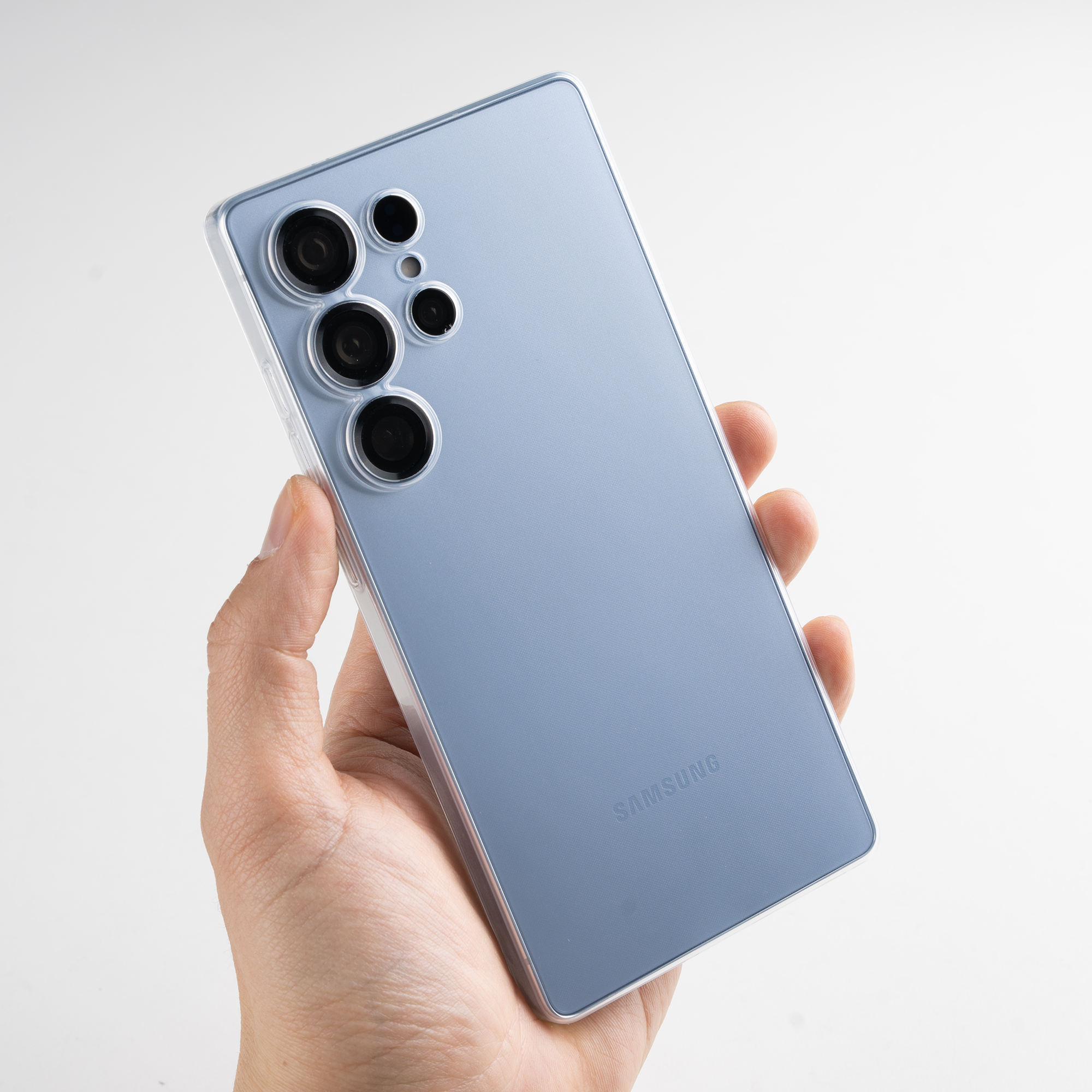 변색없는 얇은 생폰 슬림 케이스 투명, 갤럭시S25 울트라