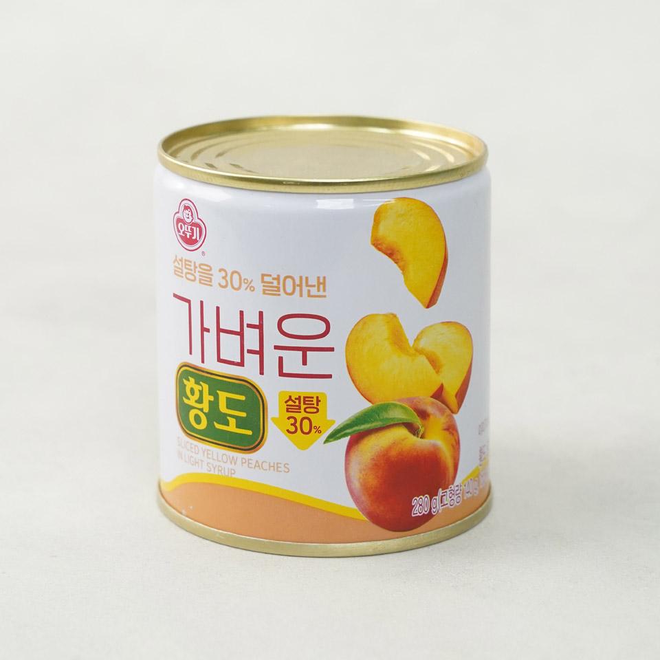 메가마트 오뚜기 가벼운 황도 280g - 메인 이미지