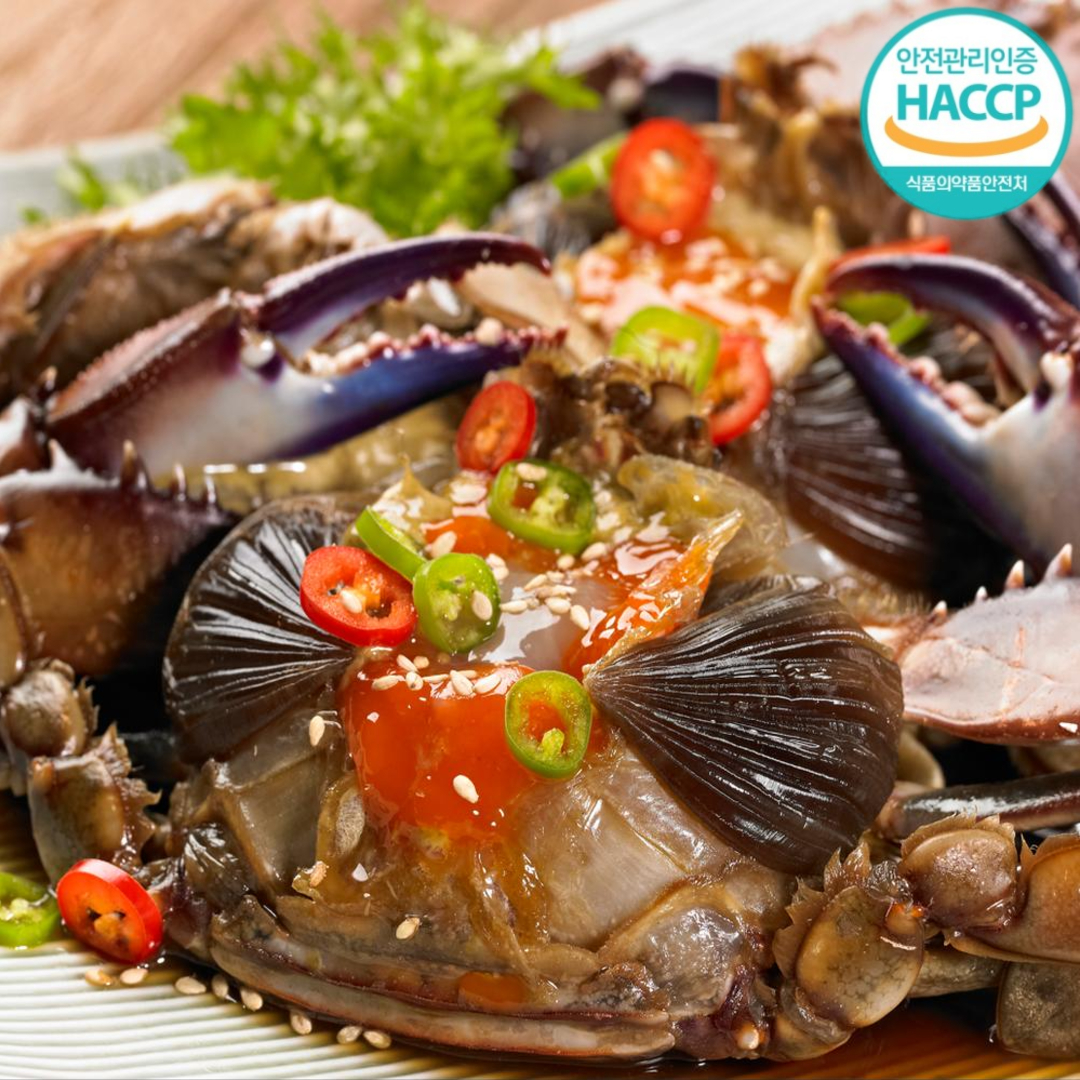 연평도 간장게장 암꽃게 알배기 꽃게장 국내산 간장게장 2.4kg