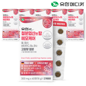 [12개월] 유한메디카 고함량 철분 엽산 엔 탑 헤모케어 60정, 6개 맛있게 먹은 솔직 후기 - 상품 이미지 1