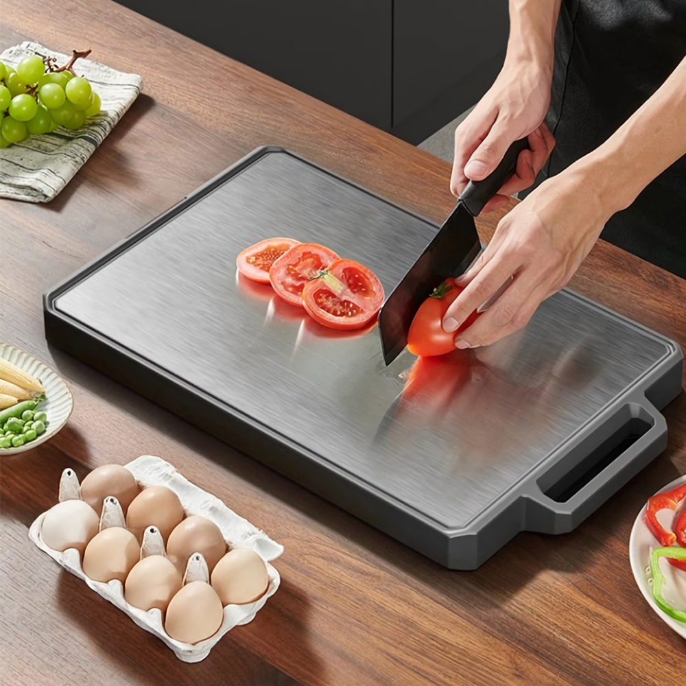 크린리빙 더블사이드 스테인레스 304 스탠드 양면 도마