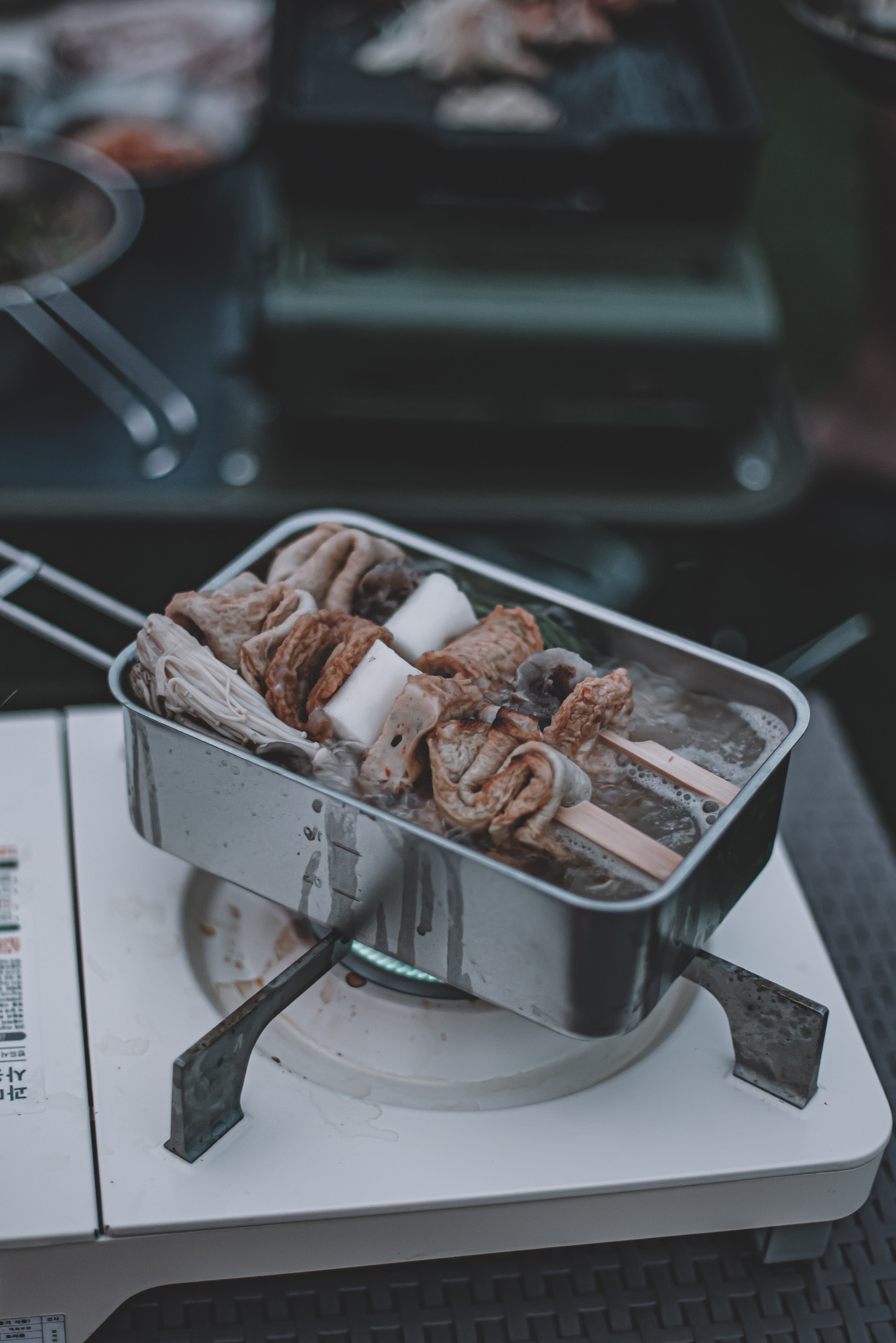 키녹스 스텐 캠핑 군용 사각 반합 국산