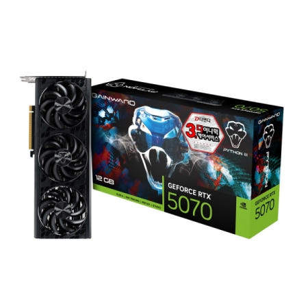 GAINWARD 지포스 RTX 5070 파이썬 III D7 12GB