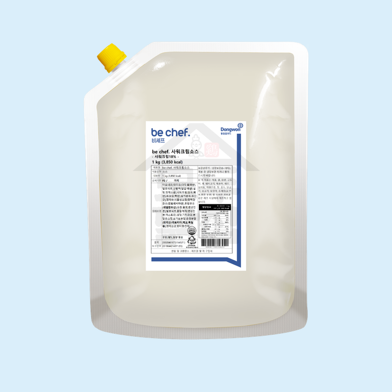 동원 홈푸드 비셰프 사워크림소스 1kg 샤워크림 - 상품 이미지