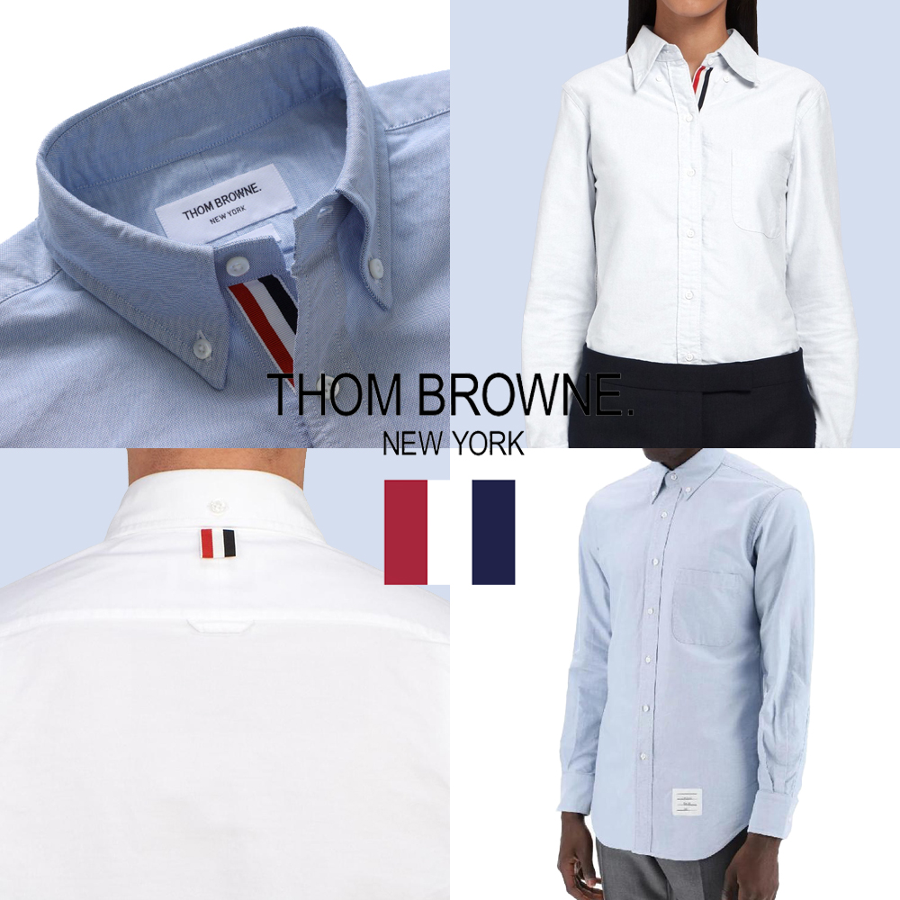 [당일발송] 톰브라운 셔츠 옥스포드 남방 암밴드 클래식 스트라이프 4바 포플린 명품셔츠