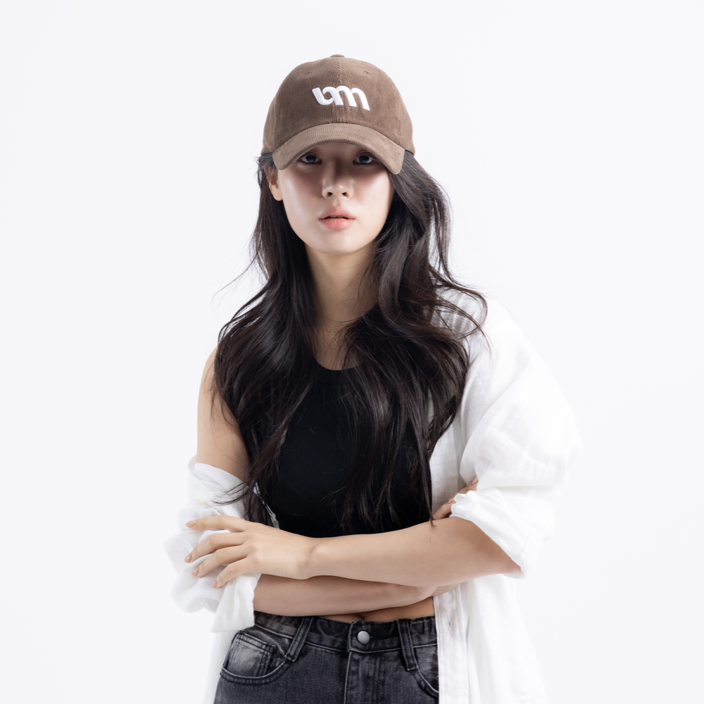 유미비 코듀로이 야구모자 대두모자 빅사이즈 깊은 여성 남성 볼캡 - 상세 이미지 4