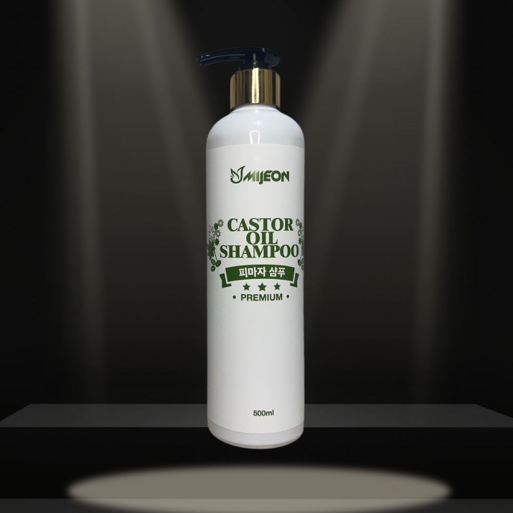 미전 코스메틱 피마자 두피샴푸 탈모 비듬 민감성 지루성 500ml