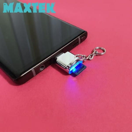 Micro SD OTG 리더기 고리형 맥스텍 MT161