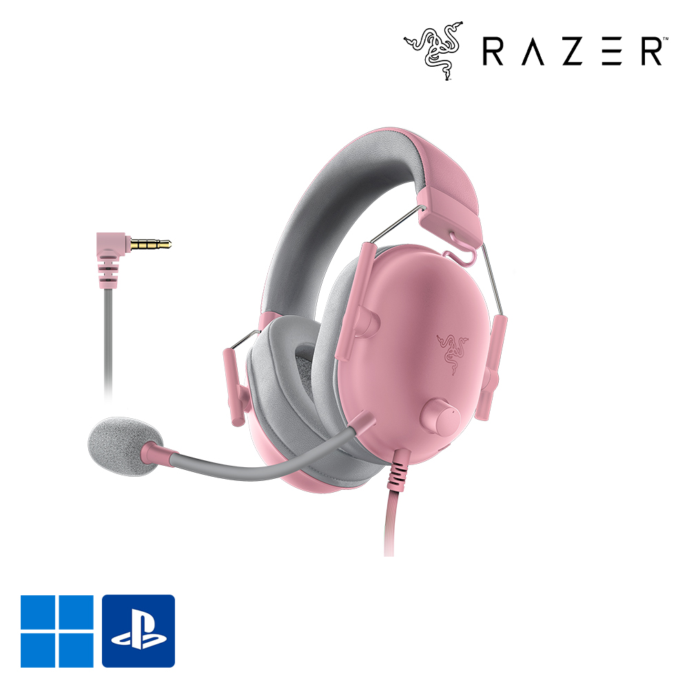 레이저코리아 블랙샤크 V2 X PS5/PC겸용 게이밍 헤드셋 핑크