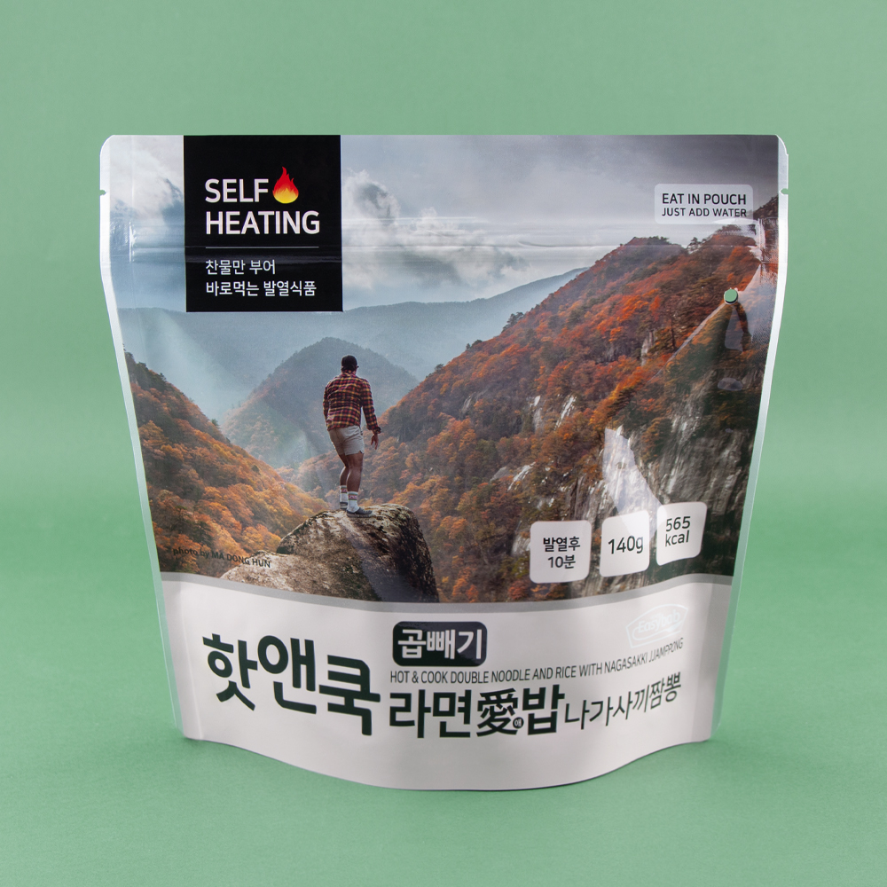 핫앤쿡 곱빼기 라면애밥 4개 랜덤 세트 대용량 비화식 발열도시락 비상식량 - 상세 이미지 2