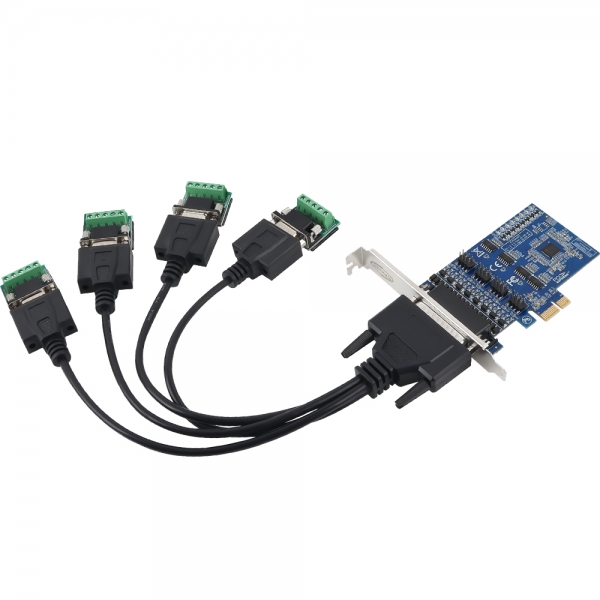 강원전자 넷메이트 PCI Express 4포트 RS422/485 시리얼카드(슬림PC겸용) NM-PS44 - 상세 이미지 2