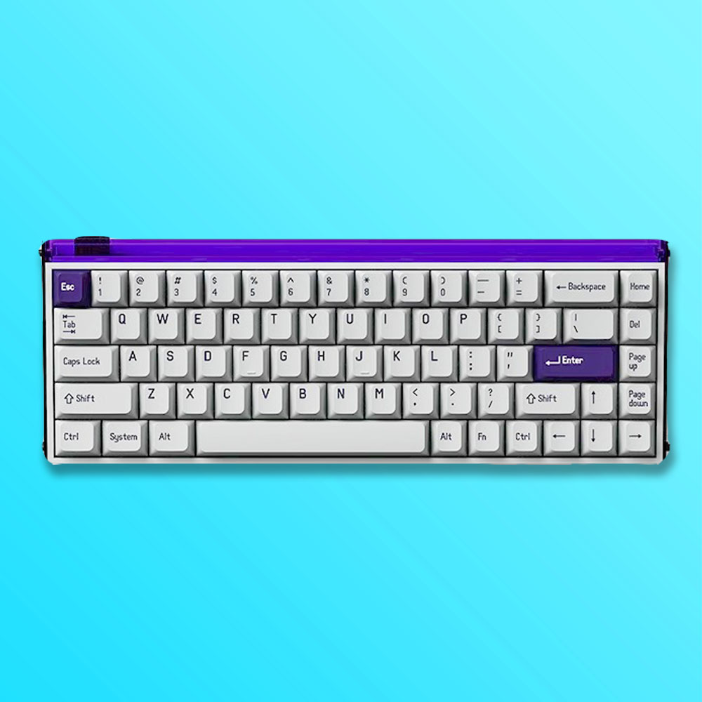 멜긱 MelGeek MADE68 PRO 기계식 키보드 마그네틱 스위치 TTC 래피드 트리 퍼플 - 상품 이미지
