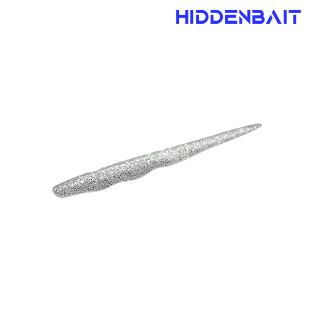 히든베이트 테베 프로 배스낚시 광어웜 배스웜 소프트베이트 루어 H012 SILVER FLAKE, 10cm(4인치) - 메인 이미지