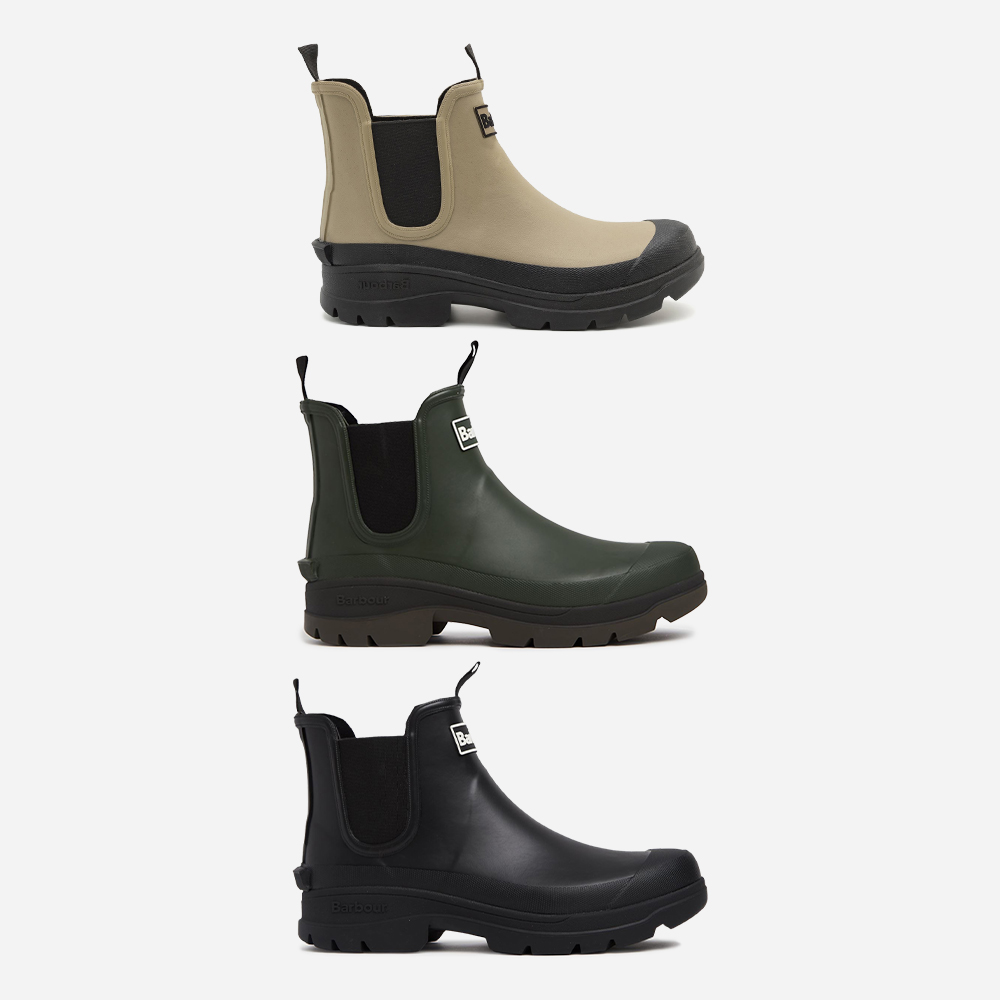 바버 남성 레인부츠 님버스 웰링턴 장화 부츠