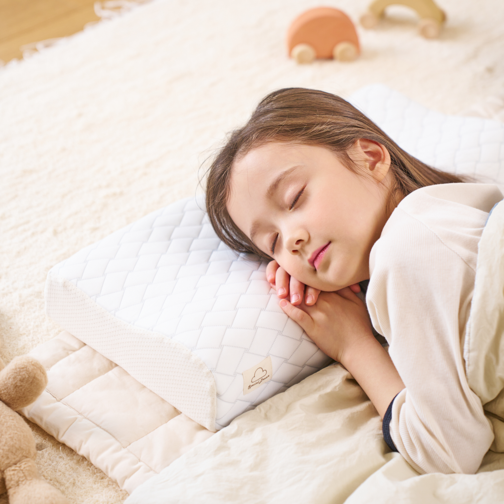 스페셜드림 어린이 키즈 경추베개 초등학생 필로우 키성장 고밀도 메모리폼 뒤척임방지 냉감