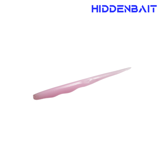 히든베이트 테베 프로 배스낚시 광어웜 배스웜 소프트베이트 루어 H008 LIGHT PINK, 7.6cm(3인치) - 메인 이미지