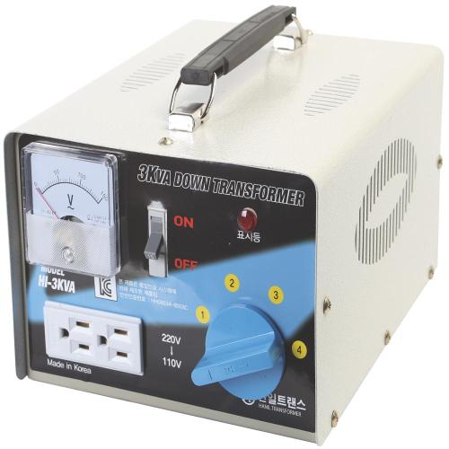 한일변압기 한일트랜스 가정용 다운 3KVA 링코어 - 상품 이미지