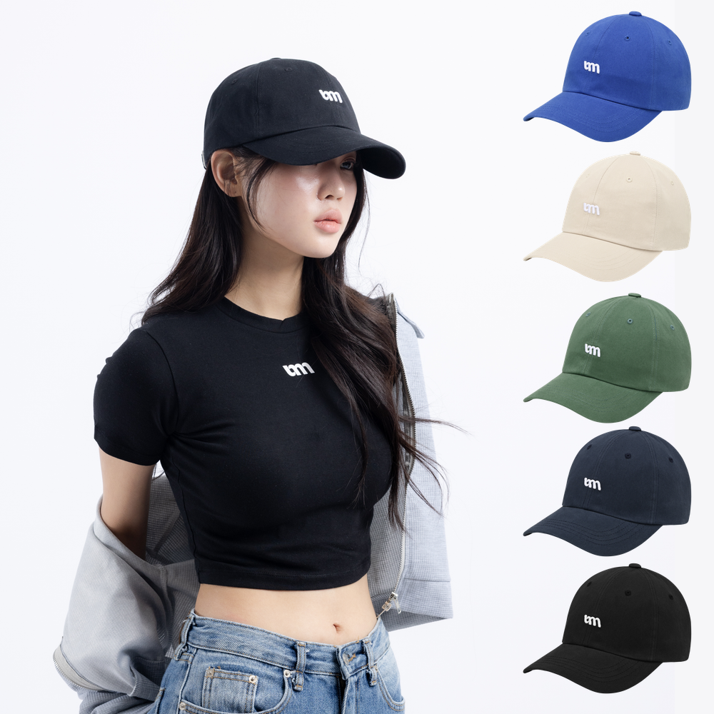 유미비 스몰로고 야구모자 얼굴작아보이는 대두모자 빅사이즈 깊은 여성 남성 커플 모자 볼캡