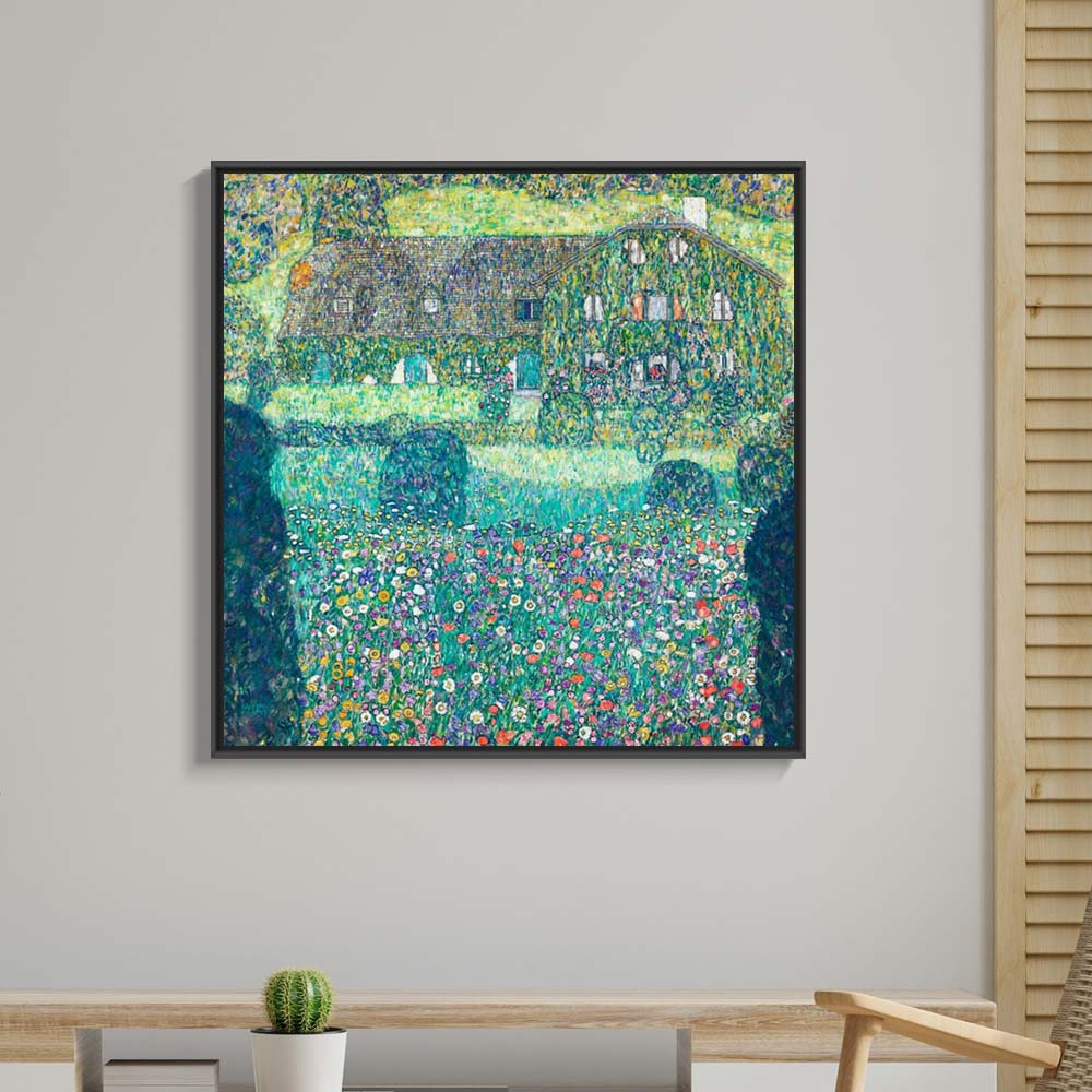 구스타프 클림트 바이센바흐의 산지기의 오두막 70 x 70cm 명화 그림 인테리어 그림액자