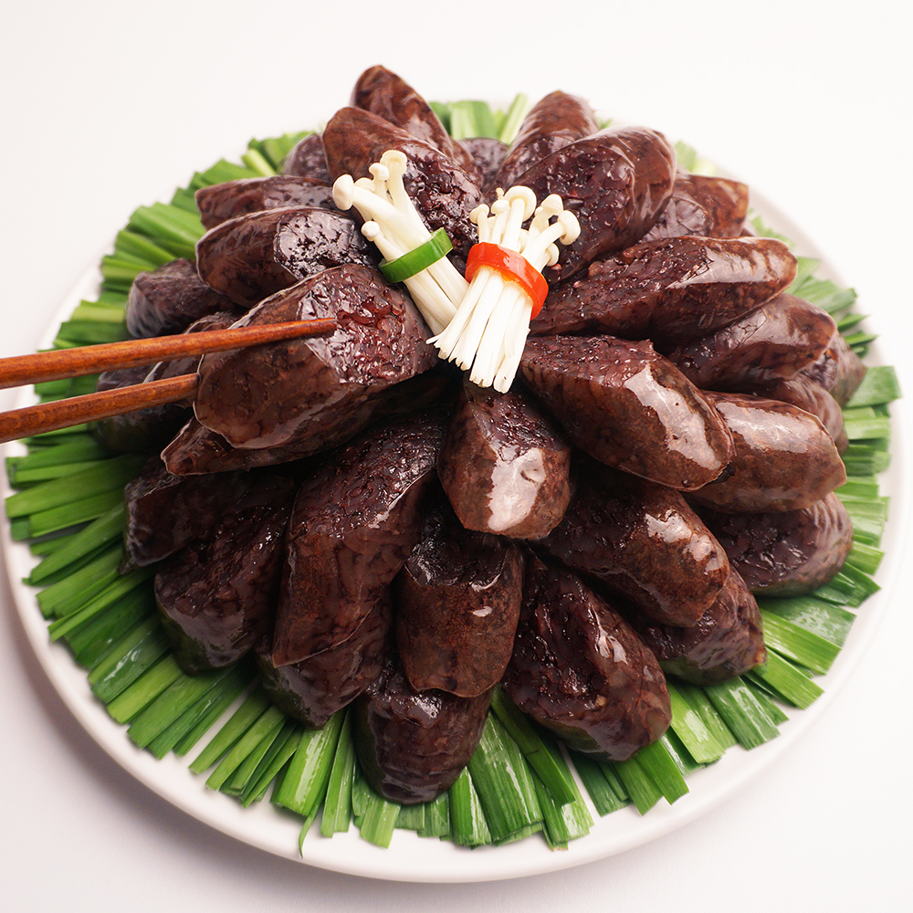 미트타임 찰순대 김치순대 토종순대 백순대 암뽕순대 400g/500g/2kg 대찬순대500g+순대내장모듬180g : 포안직구