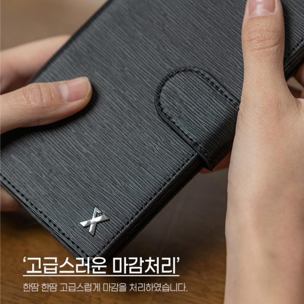 머스크 지갑 다이어리 가죽 케이스 버건디, 아이폰16 프로 맥스 이미지 7