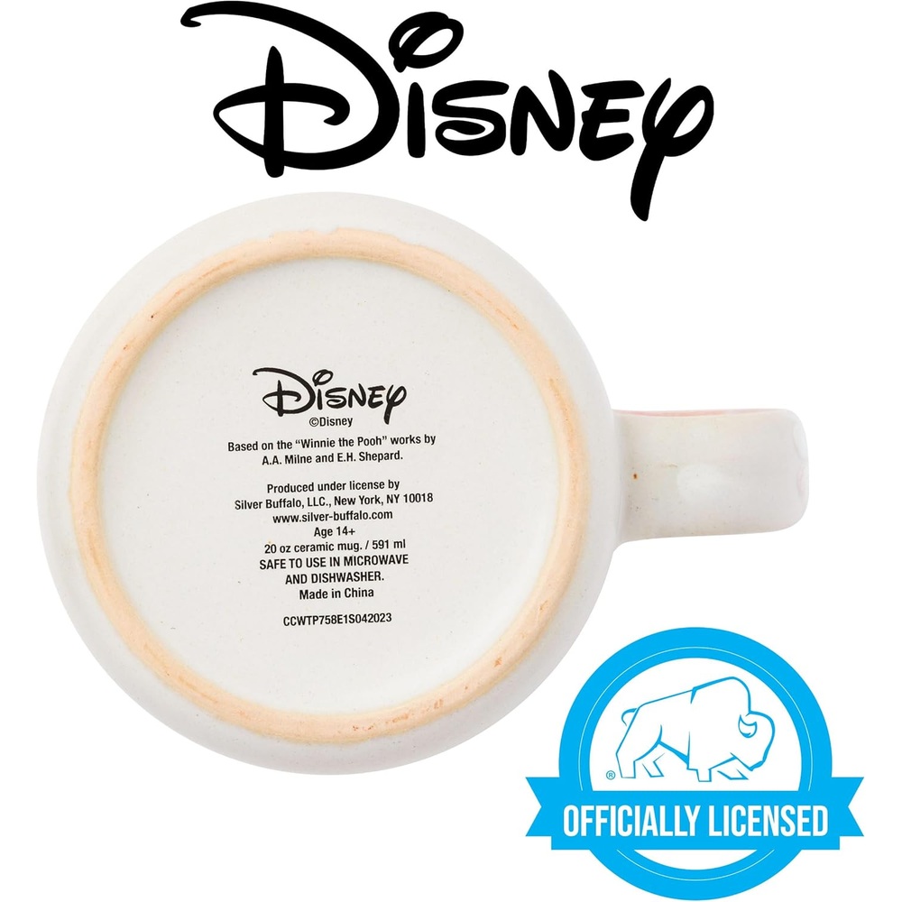 실버 버팔로 위니 더 푸 피글렛 티거 세라믹 머그컵 - 상세 이미지 4