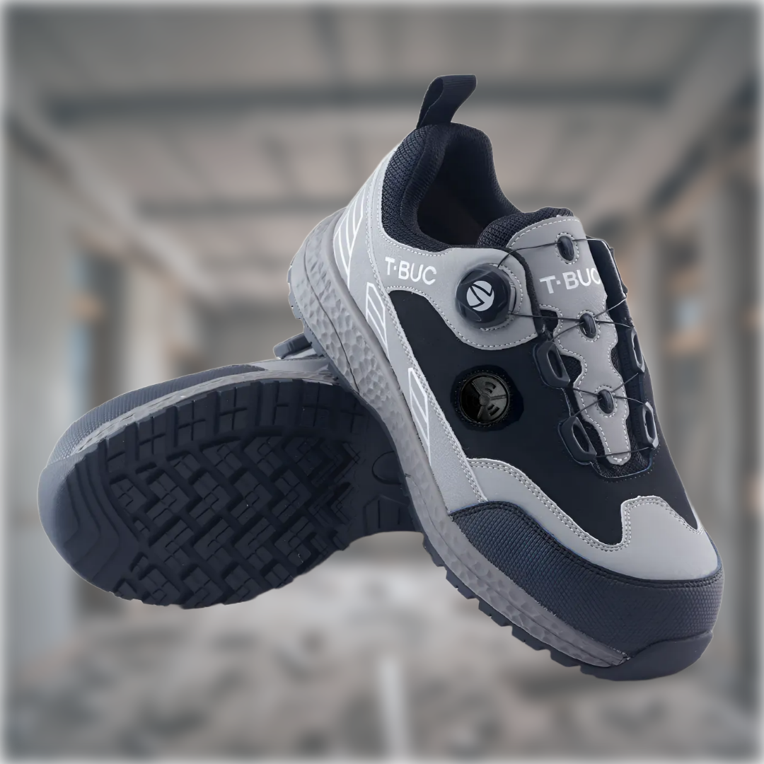 오일에도 미끄럼방지 논슬립 안전작업화 여름철 통풍 경량 안전화 티뷰크 TB-458