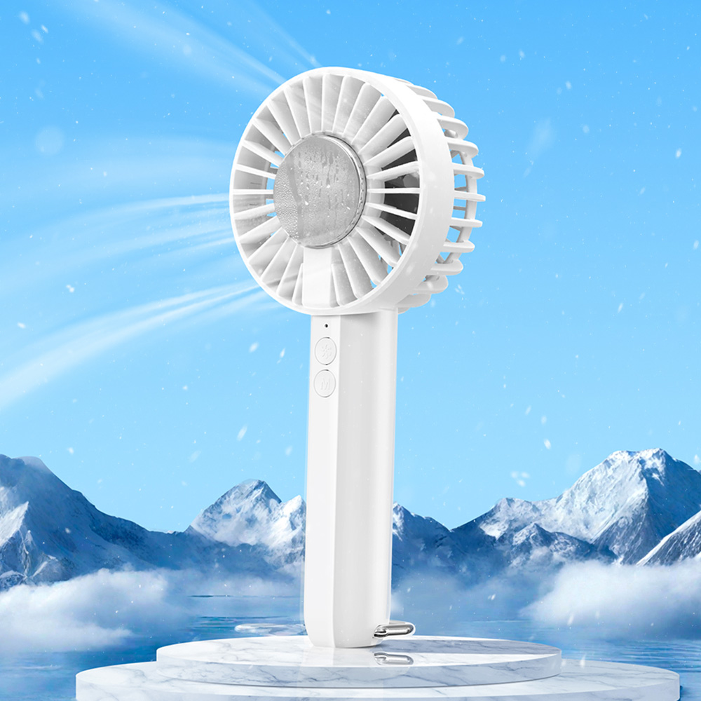 애니클리어 에어컨 쿨링 냉각 무선 휴대용선풍기 손풍기 ICF10 화이트