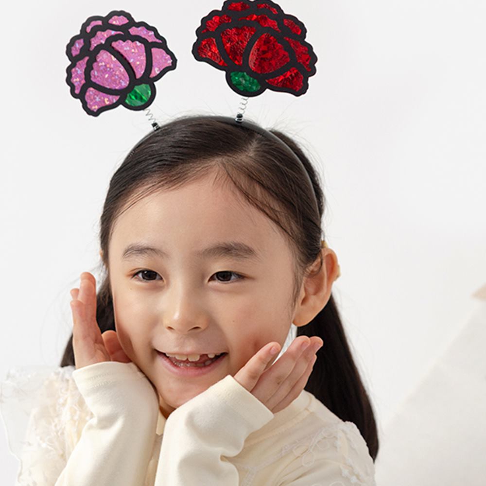 머리띠 카네이션 포일아트 만들기 - 상세 이미지 3