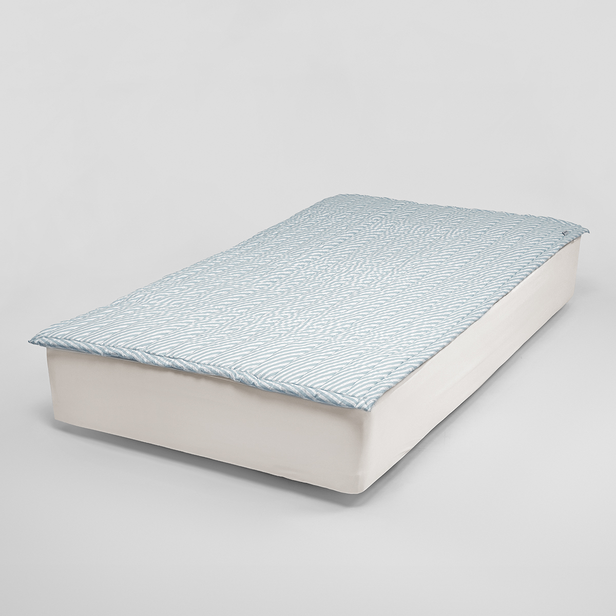 마이하우스 알러지케어 진드기차단 누빔 침대 패드 쉐어 (블루), SS(슈퍼싱글)