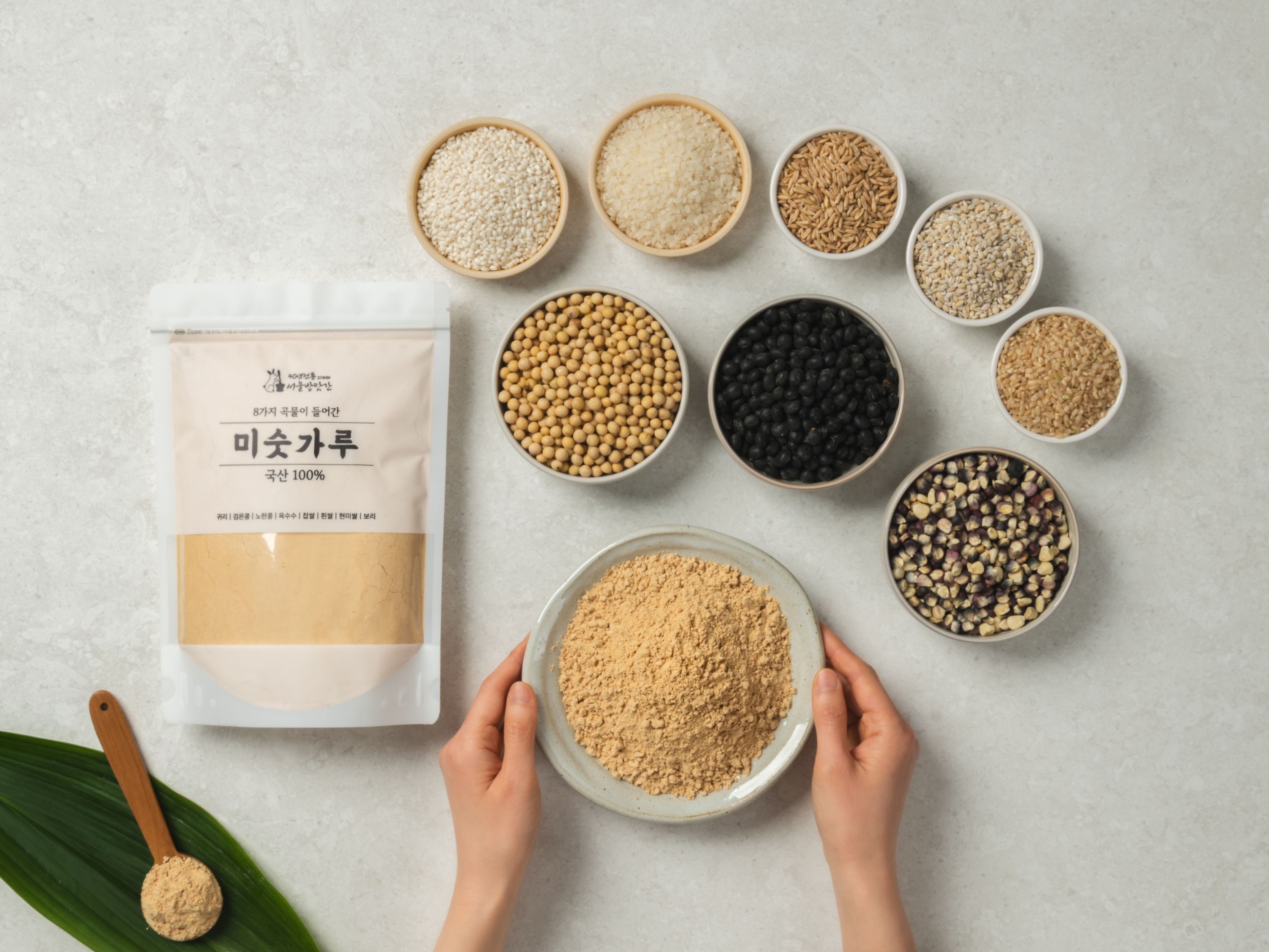 국산 8곡 미숫가루 선식 아침 식사대용 500g - 상세 이미지 5