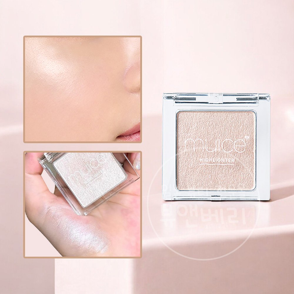 muice 뮤아이스 우루미 하이라이터 피부 광채 일본 화장품 01 스노우 베이지, 3.9g - 메인 이미지