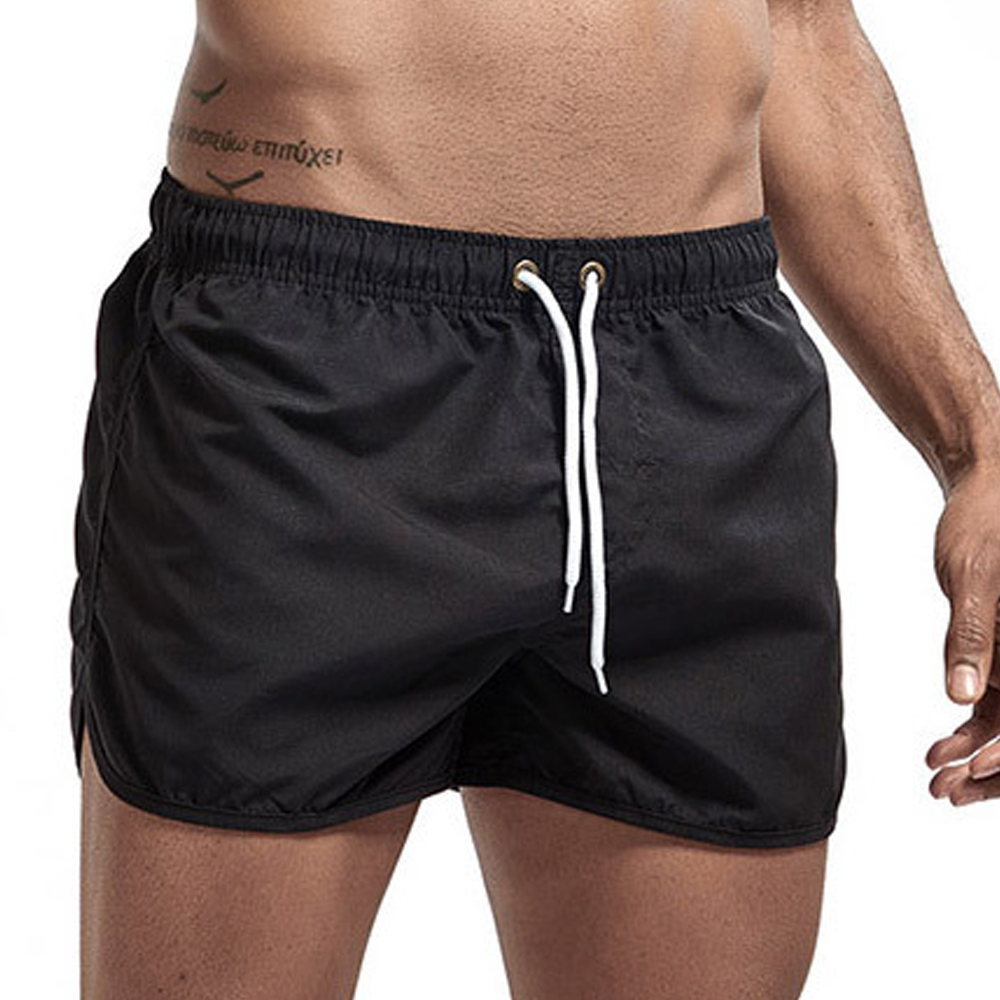 남자 옆트임 3부 반바지 헬스 러닝 운동복 짧은 남성 필라테스복 자전거 팬츠 남성용 - 상품 이미지