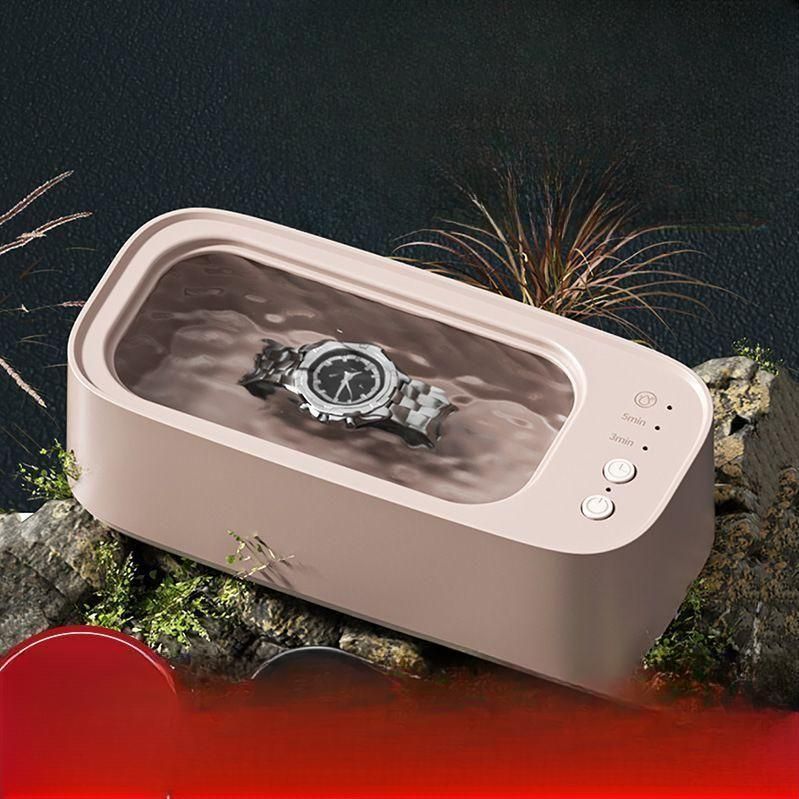 초음파 안경 세척기 귀금속 액세서리 렌즈세척용기 오프화이트 기본_충전형