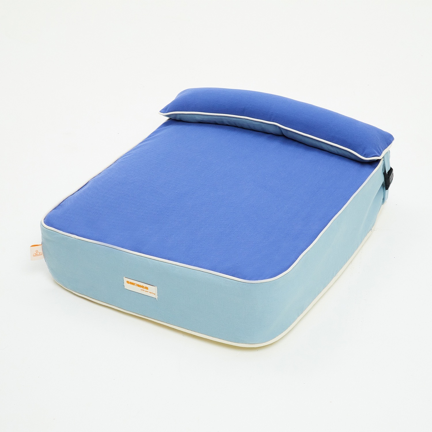 스멍스 강아지 스프링 디스크 침대 매트리스 옐로우