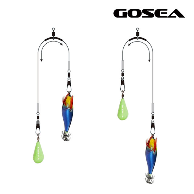 GOSEA 에스테르 오바마리그 시소 채비 GSF-C3 쭈꾸미 갑오징어 한치 낚시 - 상세 이미지 2