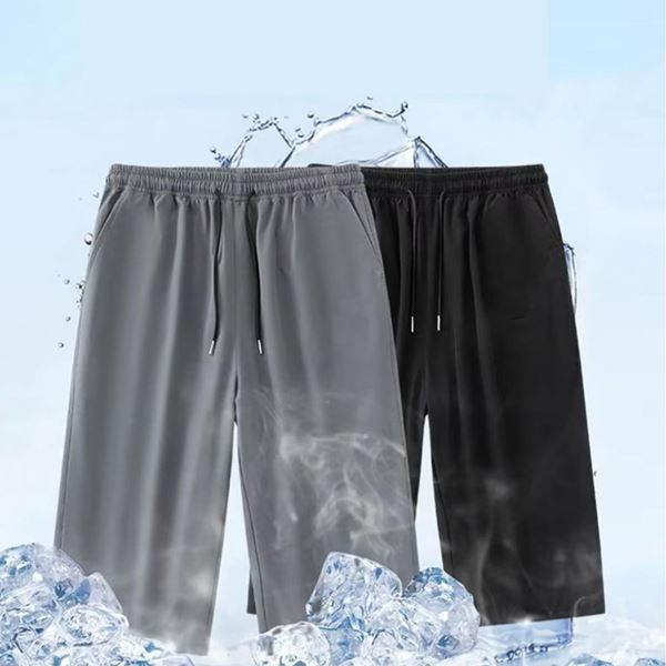 냉감 남성 아이스 츄리닝 여름 반바지 7부 냉장고 X - 상품 이미지