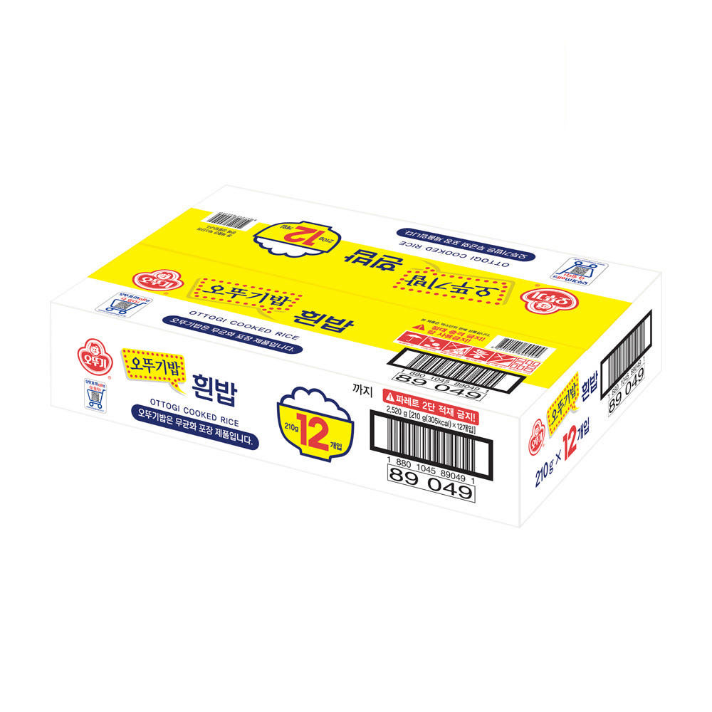 오뚜기 맛있는 오뚜기밥 210g, 12개 - 상품 이미지