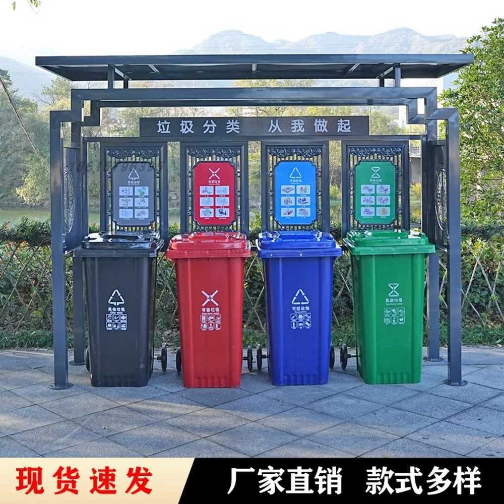 쓰레기장 분리수거장 캠핑장 상품 캐노피 재활용 휴게소 A(사이즈 디자인 사진참조) - 상세 이미지 2
