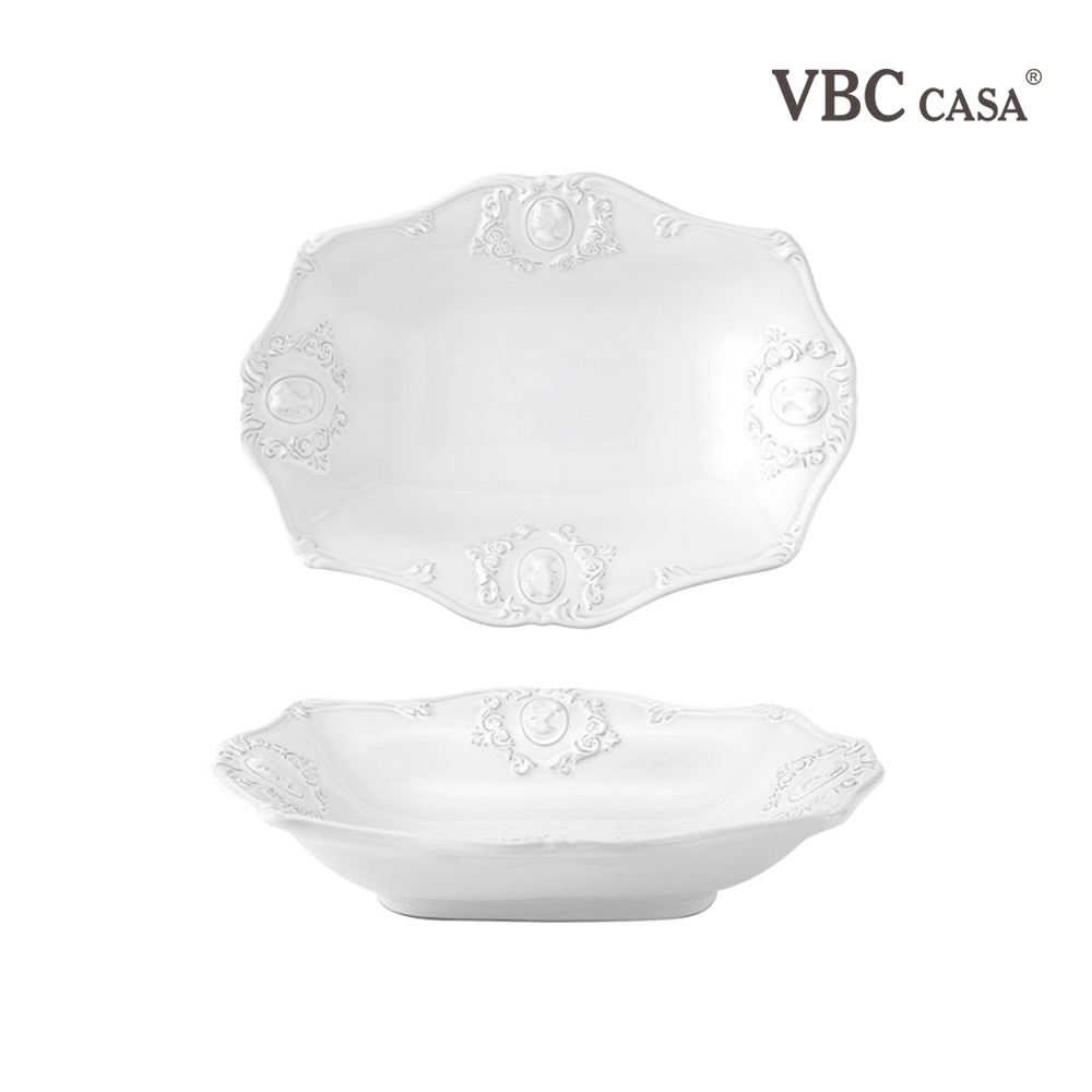 VBC까사 까메오 이태리 빈티지 수입 그릇 / 26cm, 오벌볼접시 - 상세 이미지 3