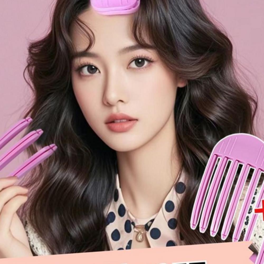 6핀+3핀 헤어 뿌리 가르마 핀 집게 볼륨핀 앞머리 : 기안해피