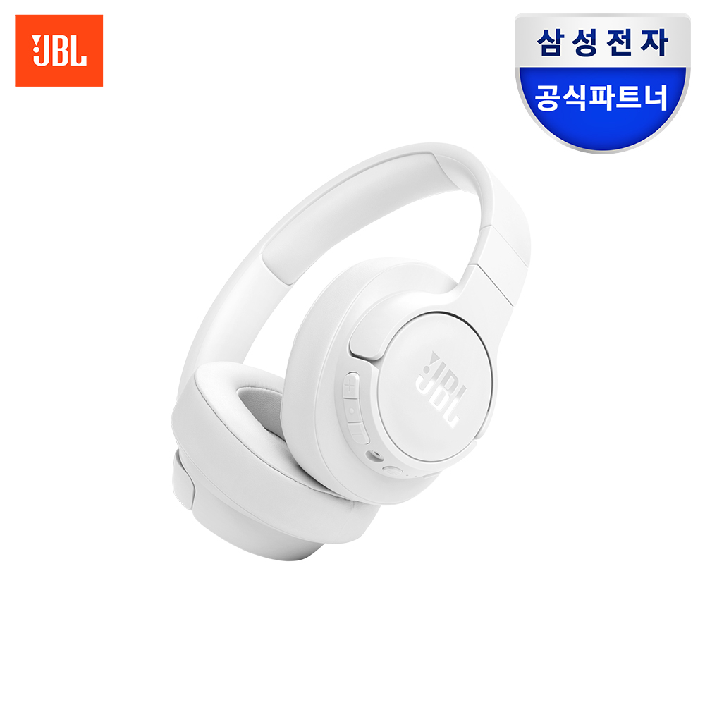 삼성공식파트너 JBL T770NC 노이즈캔슬링 블루투스 헤드셋 무선헤드폰 화이트